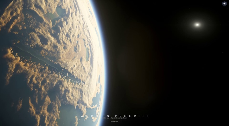 Image: A cloudy planet hangs in space, facing its lonely star